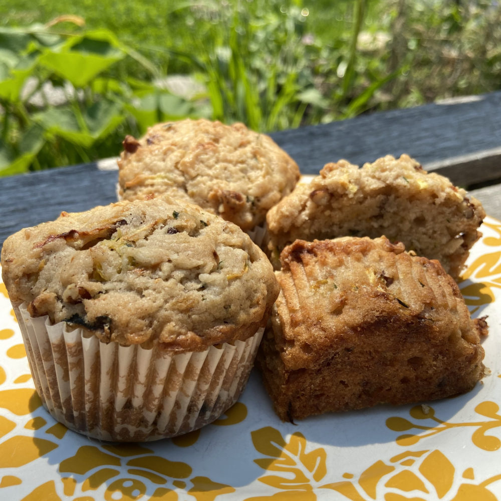 vegan zucchini muffins